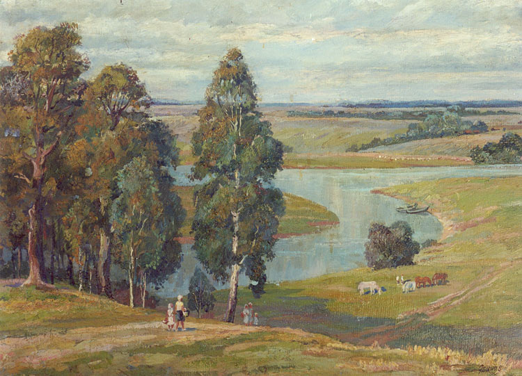 На реке